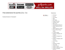 Tablet Screenshot of extensions.jtemplate.ru